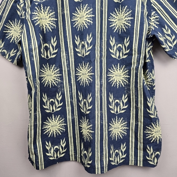 DICKIES Kelso Air Force Blue Short Sleeve Button-up Shirt Mens‎ Size XL Preppy - Picture 10 of 16